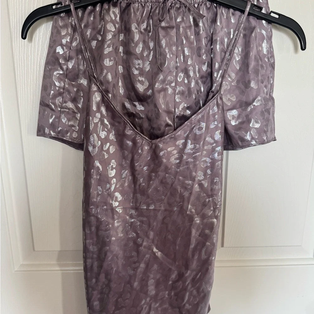 Victoria’s Secret Purple Leopard Print Sleepwear Set - Picture 1 of 4